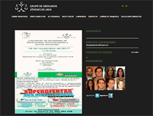 Tablet Screenshot of abogadosjovenes.net